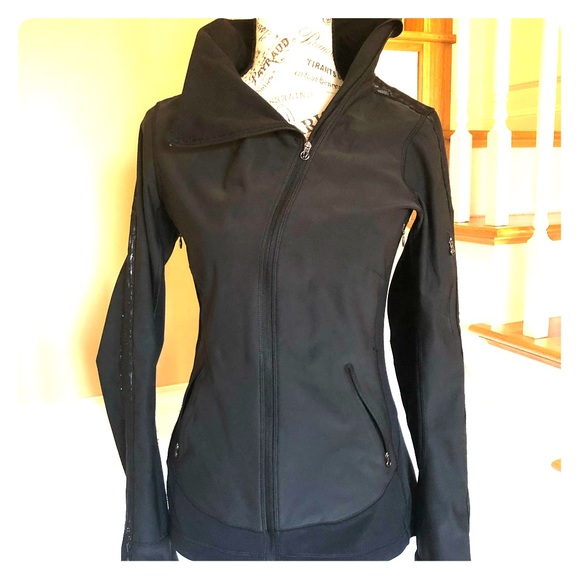 lululemon athletica Jackets & Blazers - lace reflective a-symmetrical zip up Lulu lemon